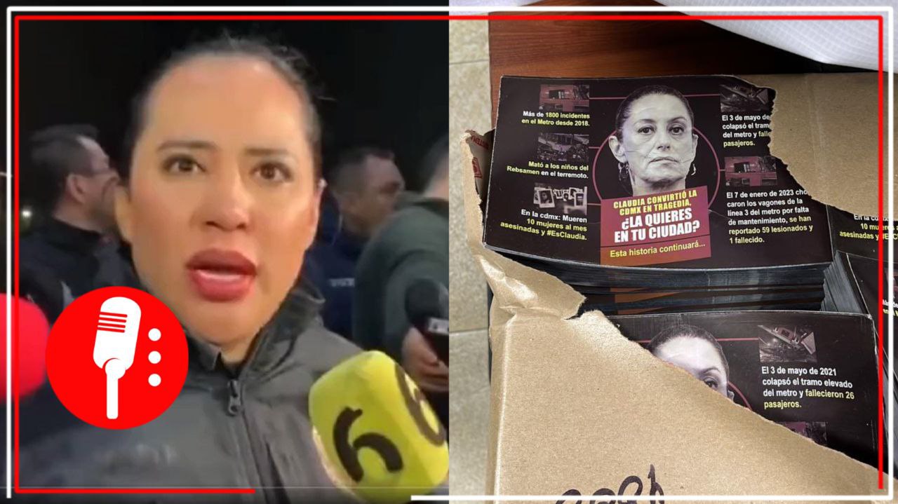 “Esos paquetes son flyers que volanteamos todos los días”: aseguró Sandra Cuevas tras inspección en la Cuauhtémoc