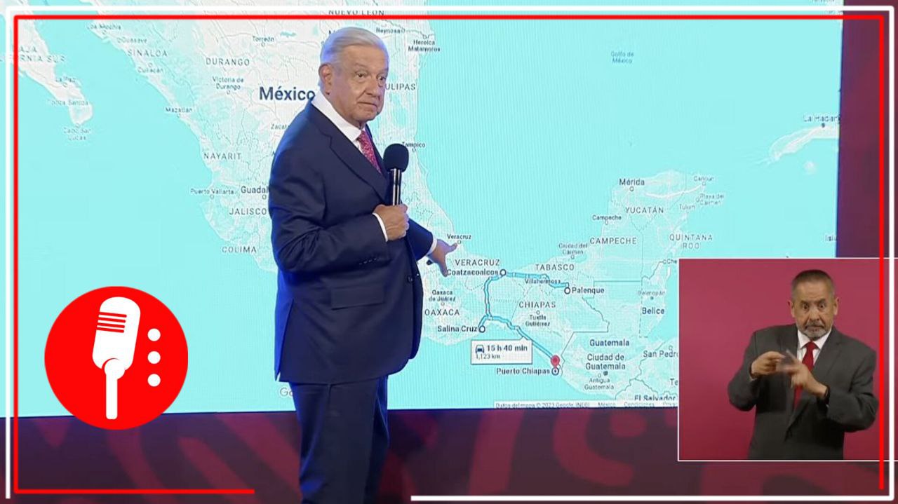 Corredor del Istmo, tan importante como el Canal de Panamá: AMLO; adelantó que tendrá conexión con el Tren Maya