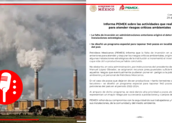 Administraciones anteriores no invirtieron para atender y depurar riesgos críticos ambientales: Pemex