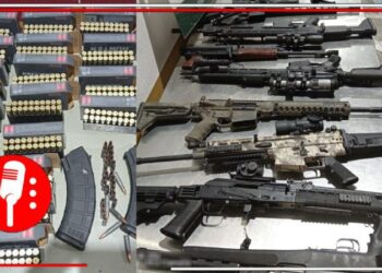 Elementos de la Guardia Nacional detienen a dos mujeres que pretendían entrar a México con armas largas y cartuchos útiles (FOTOS)