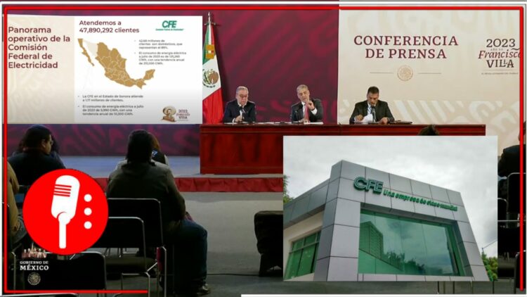 Imágenes tomadas de @CFEmx y Youtube