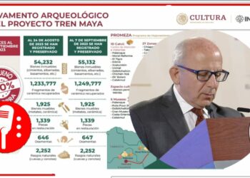 Diego Prieto informó acerca de los avances del salvamento arqueológico del Tren Maya (VIDEO)