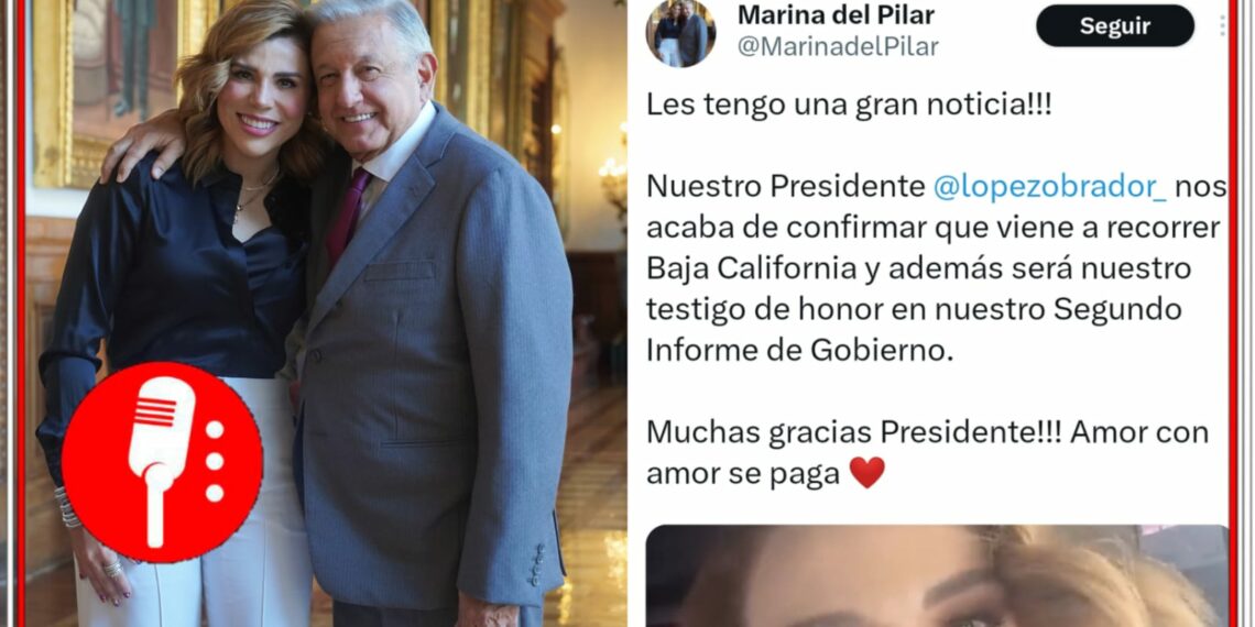 Imágenes: @MarinadelPilar y @lopezobrador_