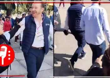 “Nadie lo apoya, por ratero”: ciudadanas increpan a Santiago Taboada (VIDEO)