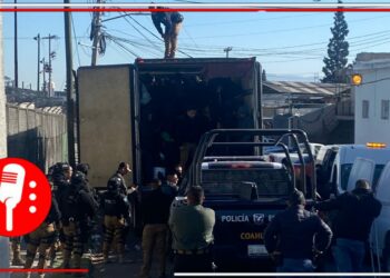 Migrantes recatados en Coahuila. (imagen tomada de SPR)