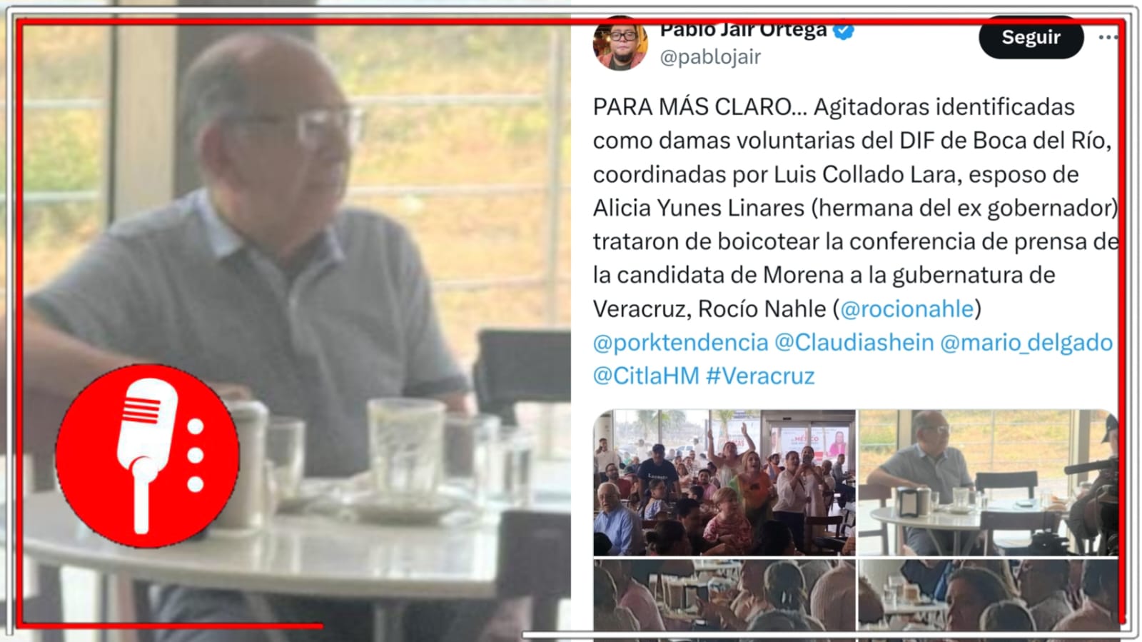 Falso que veracruzanos abuchearon a Rocío Nahle; Acusan que operadores de Yunes y trabajadoras del DIF de Orizaba trataron de reventar rueda de prensa de la candidata a gobernadora