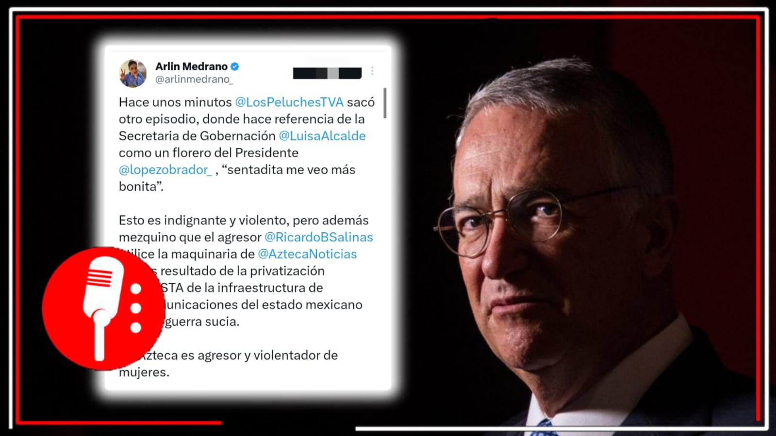 TV Azteca es agresor y violentador de mujeres: Mexicanas tachan de mezquino y misógino a Ricardo Salinas por usar la televisora que le regaló el neoliberalismo para lanzarse contra funcionarias de la 4T