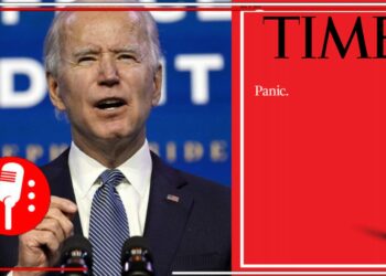 Joe Biden. Foto: vía Capital 21 | Portada del Time "Panic".