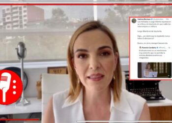 La derecha está atrapada en su mar de contradicciones: La periodista conservadora, Pamela Cerdeira, señaló que el “lopezobradorismo” no tolera la disidencia, aunque pudo criticar a AMLO libremente en una canal público