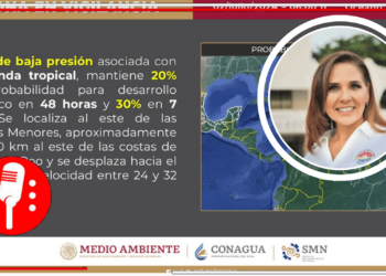 El gobierno de Quintana Roo se prepara ante posible desarrollo ciclónico: Mara Lezama trabaja para garantizar el bienestar de los ciudadanos ante las condiciones del clima