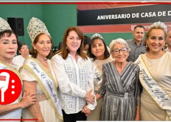 La gobernadora Margarita González Saravia celebró con jubilados y pensionados, reconociendo la labor que desempeñaron durante años a favor del pueblo morelense