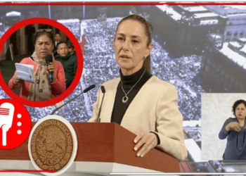 La presidenta Claudia Sheinbaum niega acarreo en mitin y defiende organización popular