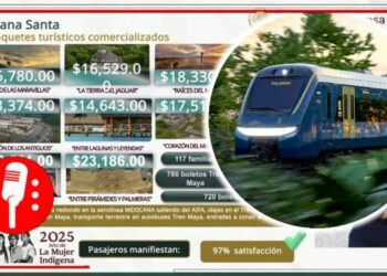Tren Maya moviliza a su primer millón de pasajeros y consolida sus paquetes turísticos durante Semana Santa