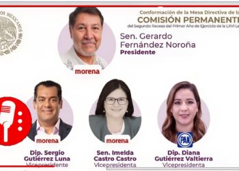 Nueva Mesa Directiva de la Comisión Permanente del Congreso de la Unión toma protesta