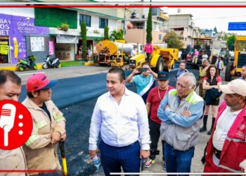 Gustavo A. Madero inicia reencarpetado de 2 KM en avenida La Corona de Cuautepec