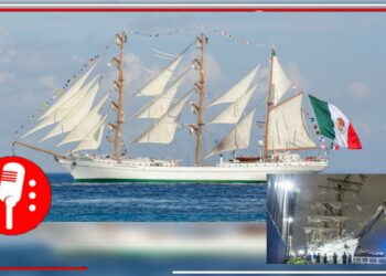 Buque Cuauhtémoc: Al astillero de Brooklyn para reparación