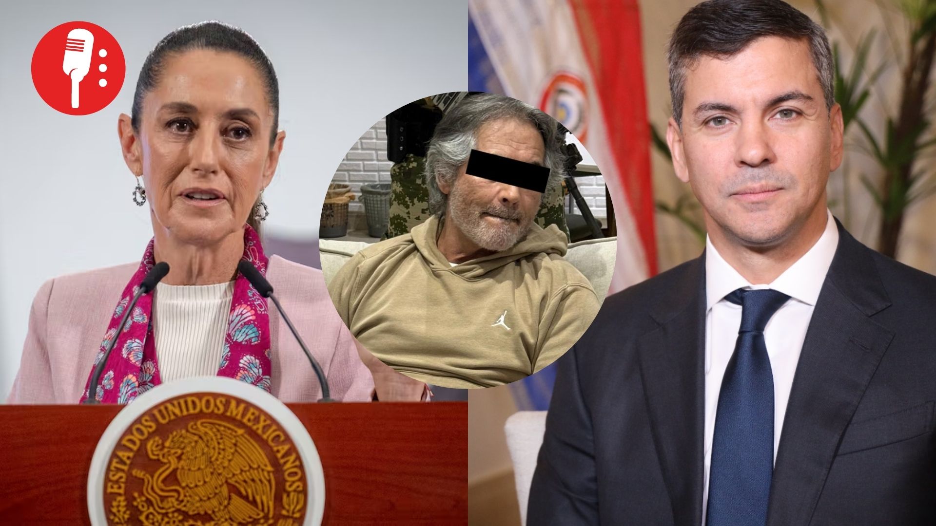 Sheinbaum agradece a Santiago Peña, presidente de Paraguay, por colaborar en la captura de Hernán Bermúdez, líder de “La Barredora”