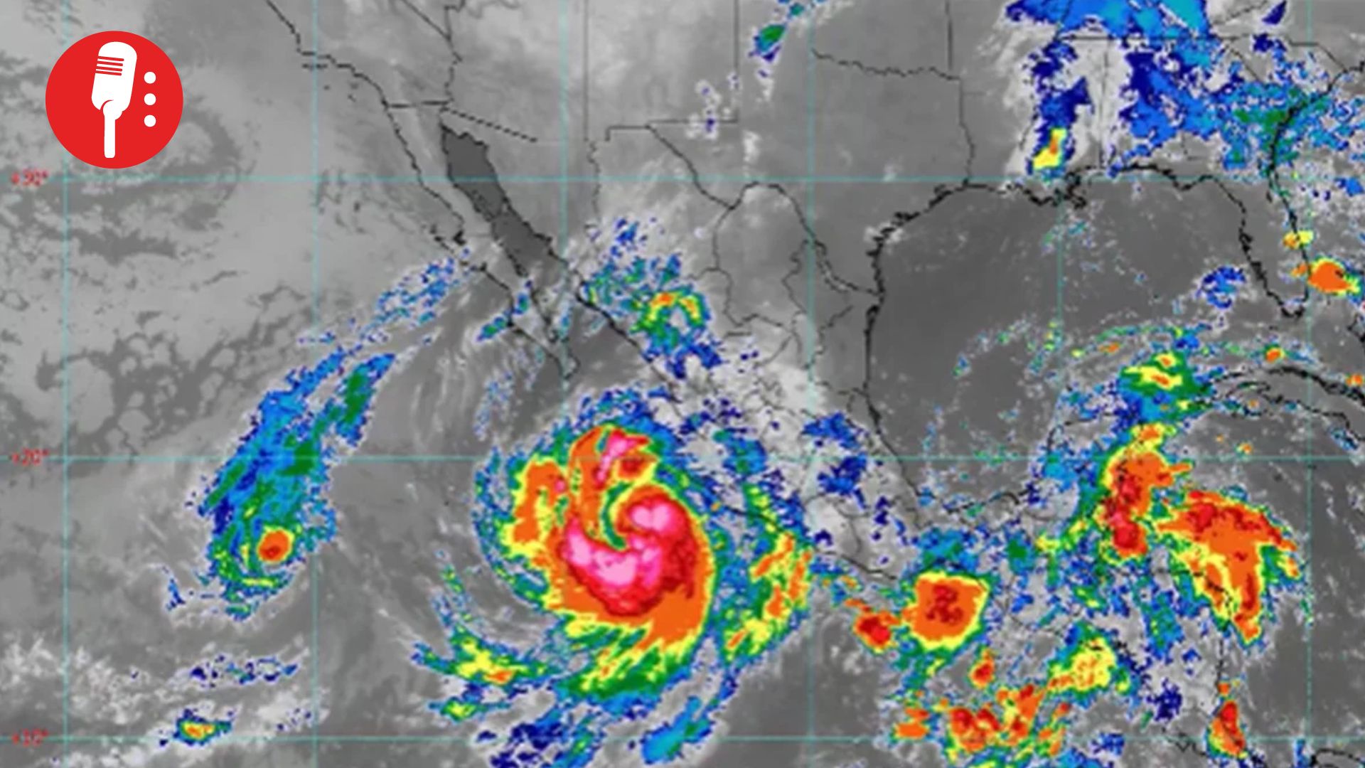Huracán “Priscilla” provocará lluvias torrenciales y alto oleaje en varios estados