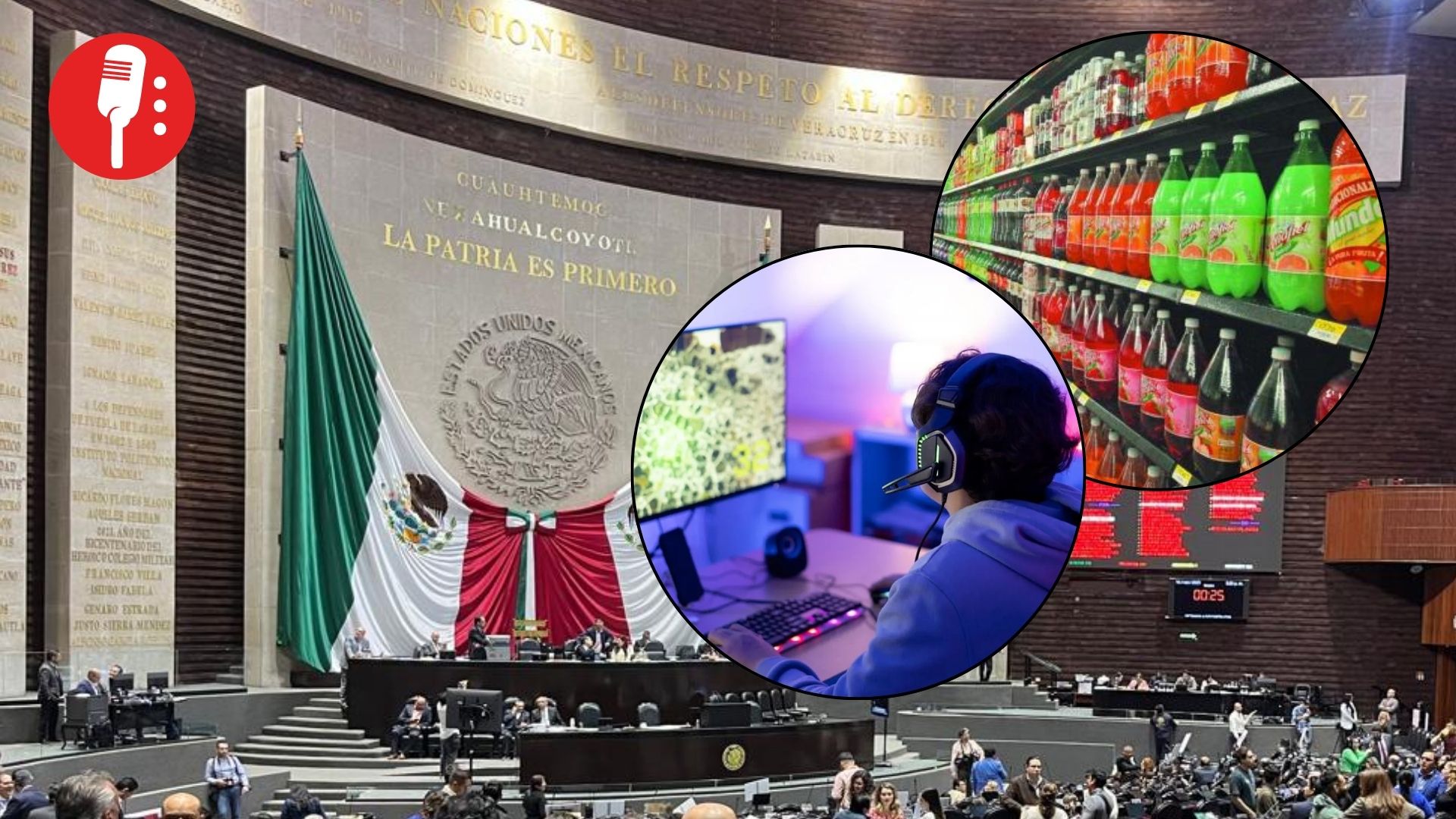 Cámara de Diputados aprueba cambios al IEPS con nuevos gravámenes a bebidas y videojuegos