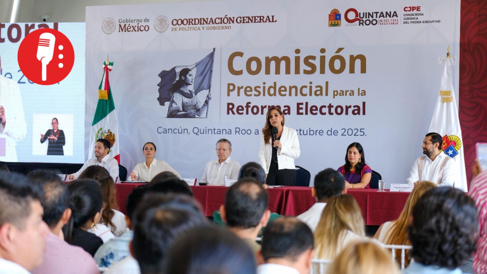 Mara Lezama convoca a sumar voces en la Reforma Electoral: “La ciudadanía al centro de las decisiones”