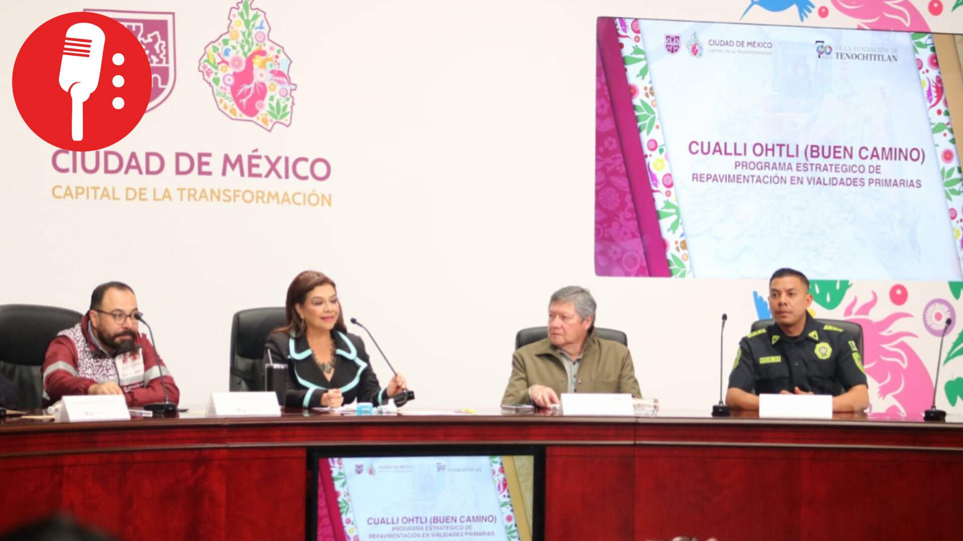 “Cualli Ohtli”: Clara Brugada anuncia renovación histórica de vialidades en la CDMX