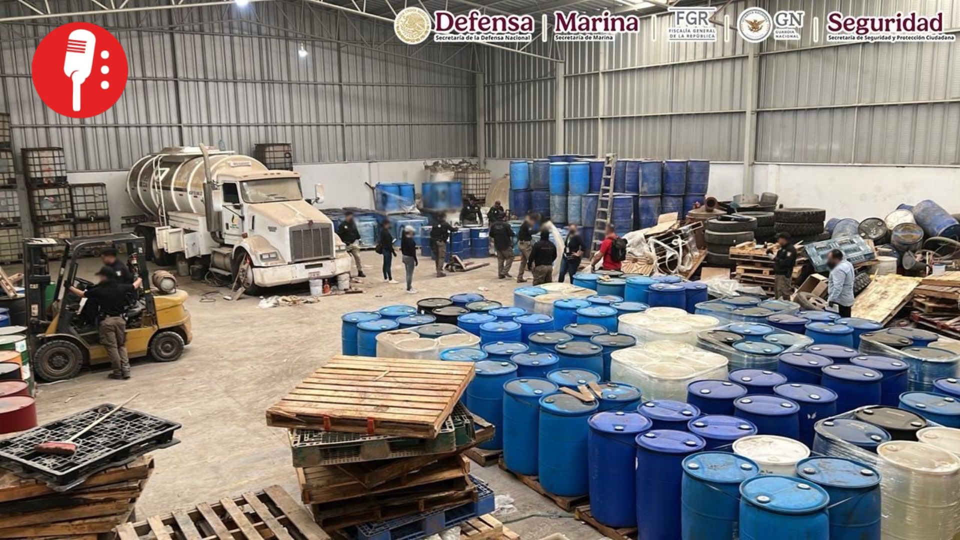 SSPC confisca en Durango grandes cantidades de químicos para drogas