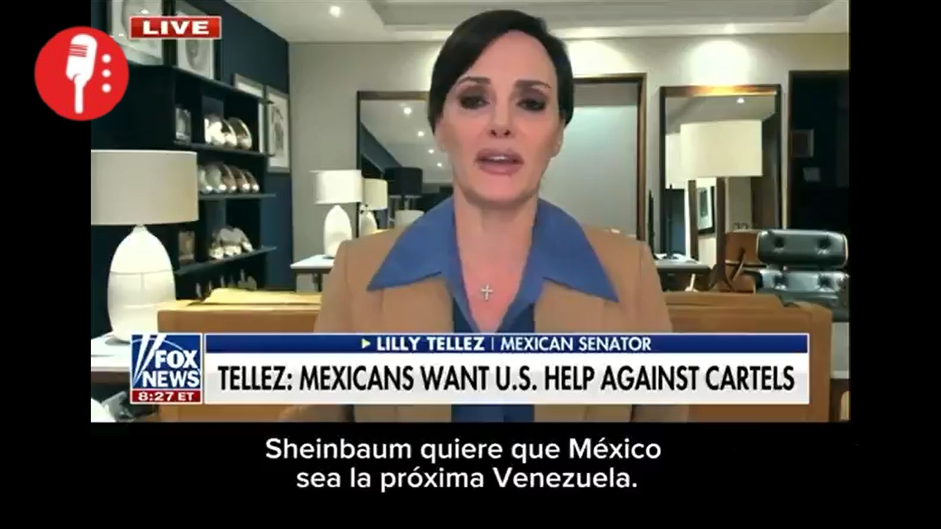 Lilly Téllez: Sheinbaum quiere que México sea la próxima Venezuela