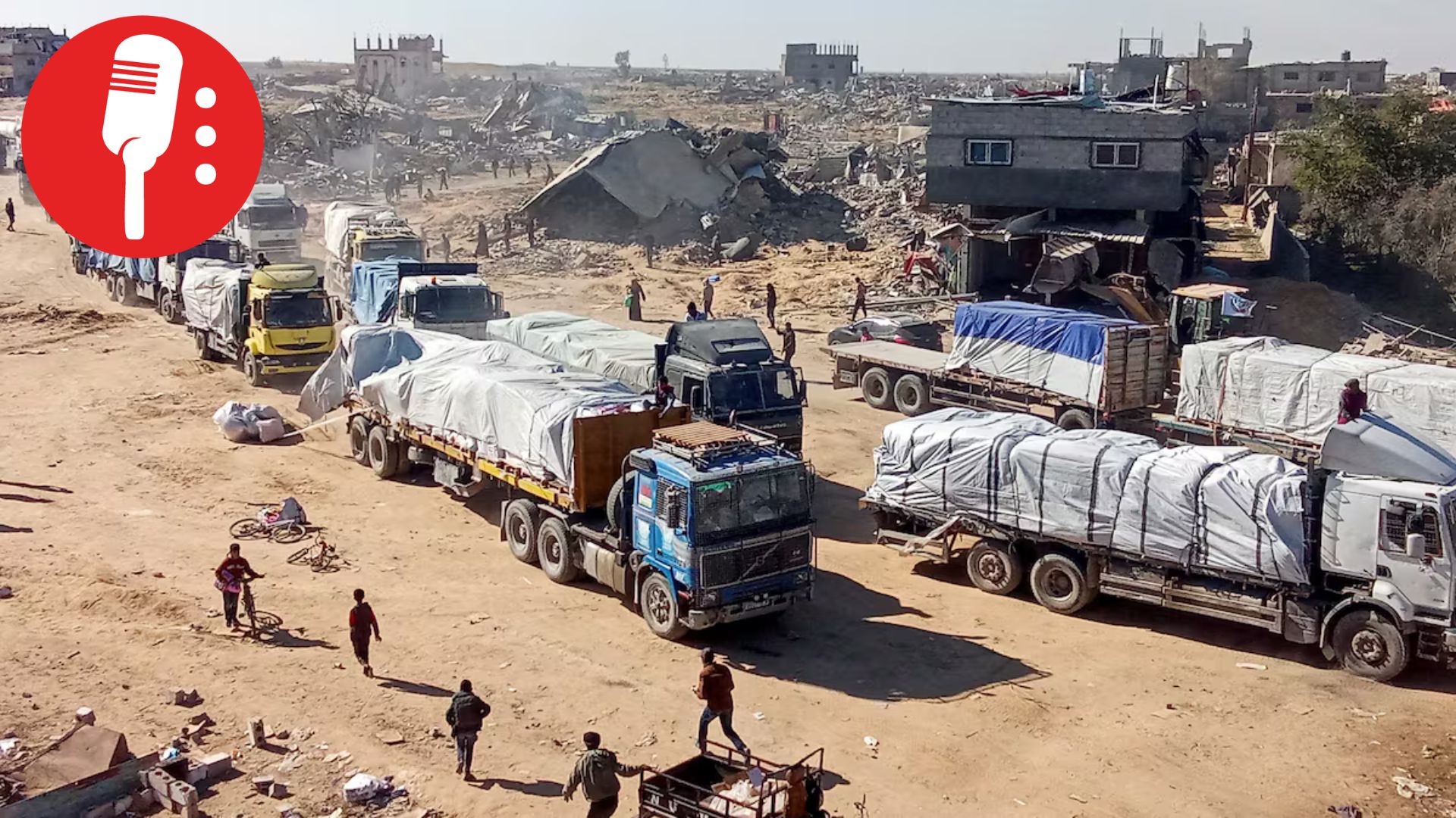 Israel permite ingreso limitado de ayuda a Gaza pero mantiene cerrado el paso de Rafá