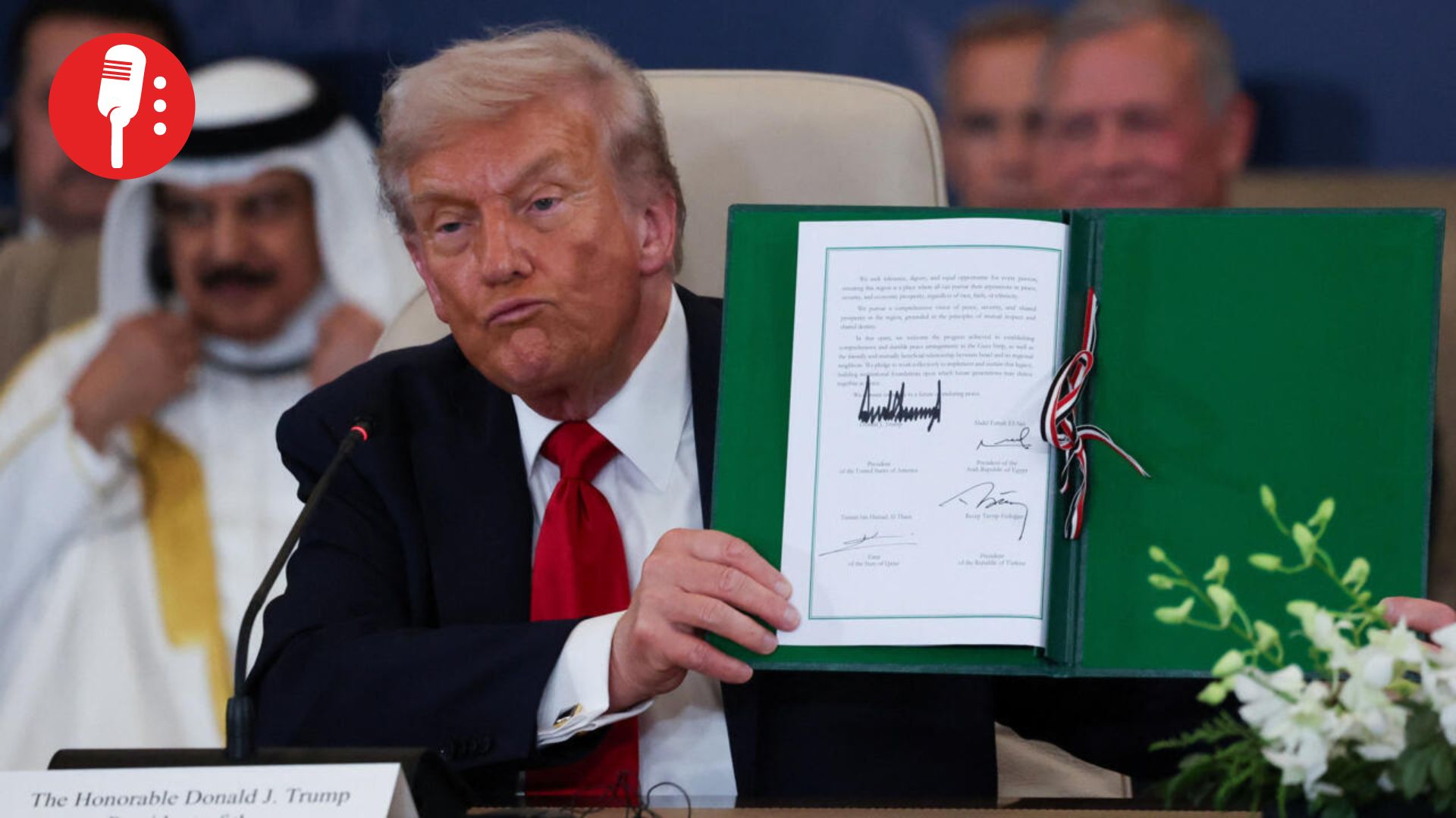 Trump y líderes de Egipto, Qatar y Turquía ponen fin a más de dos años de guerra en Gaza
