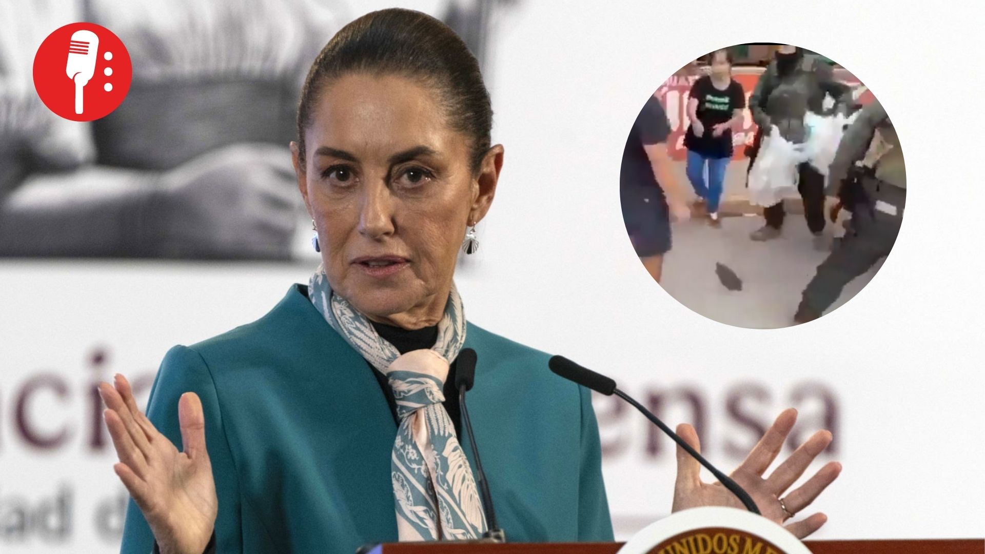 Sheinbaum advierte: “No hay certeza sobre la veracidad de videos donde el crimen organizado reparte despensas en Veracruz”