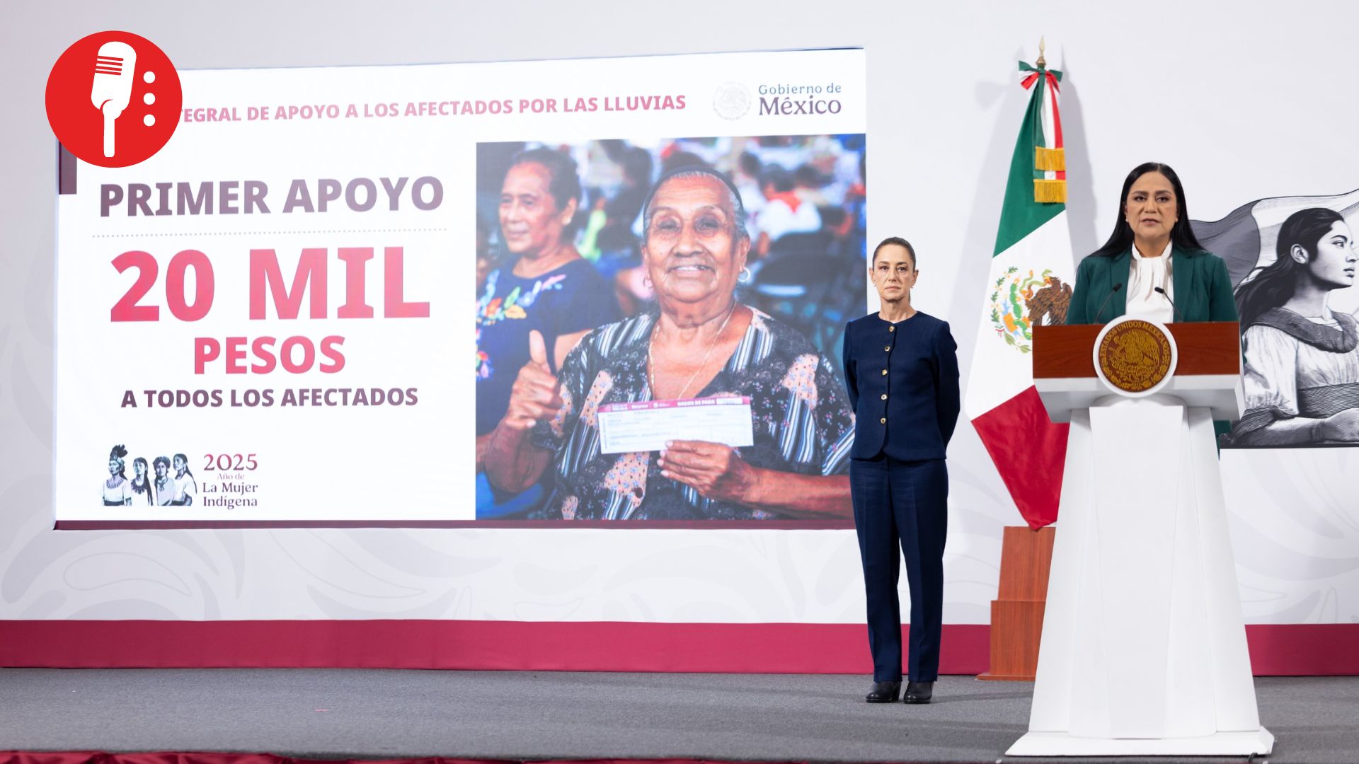 Gobierno anuncia inversión inicial de 10 mil mdp en apoyos directos a damnificados por lluvias