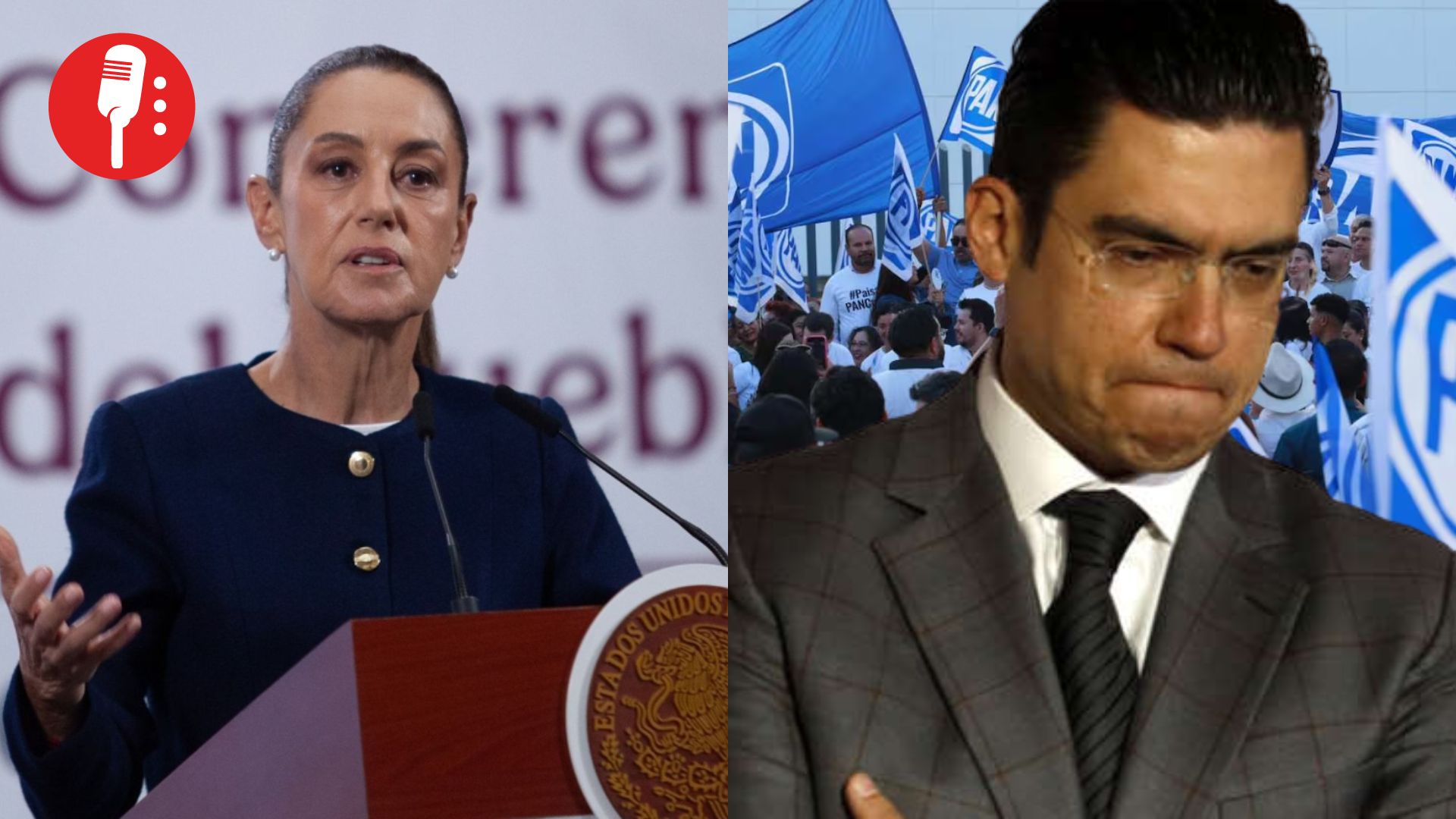 PAN se “relanza” en plena emergencia por lluvias; Sheinbaum los llama “insensibles” y lo cataloga de inapropiado