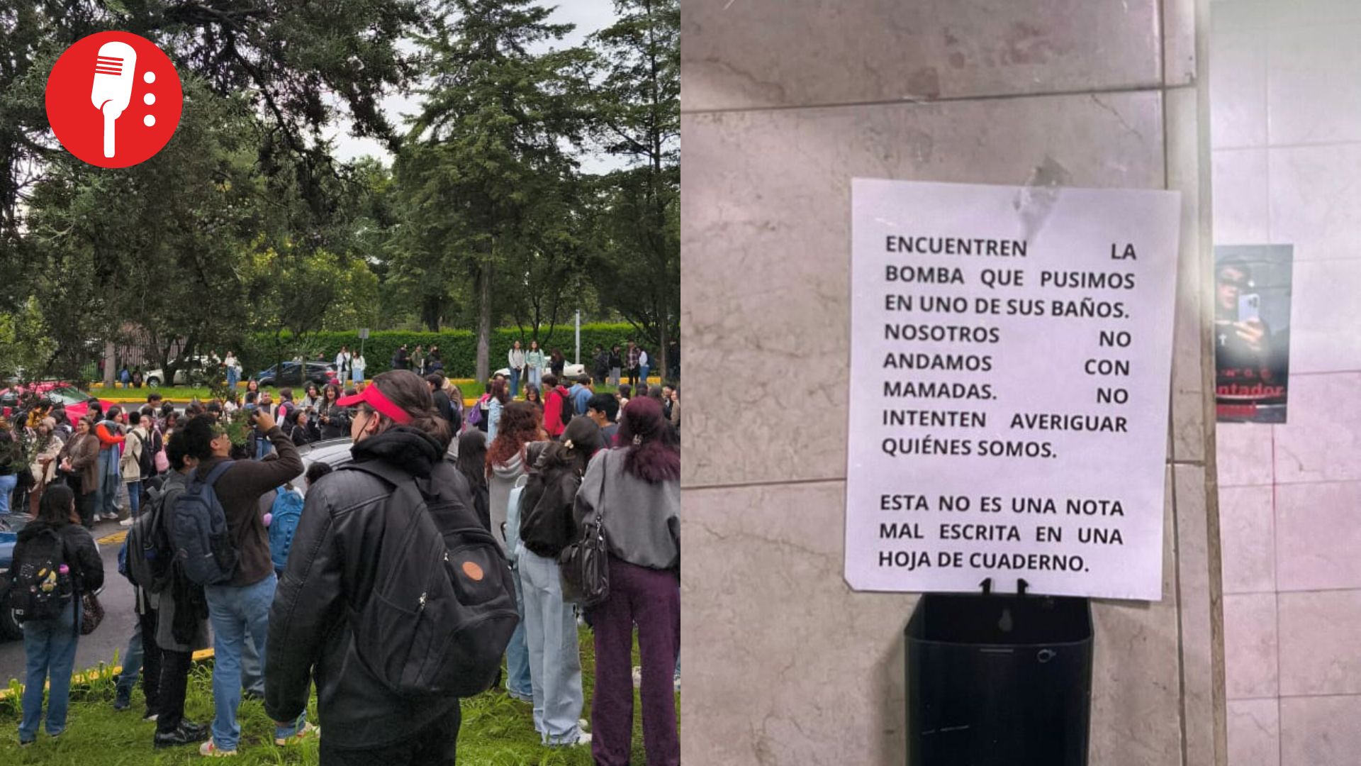Alerta de bomba en Facultad de Ciencias Políticas de la UNAM provoca desalojo preventivo