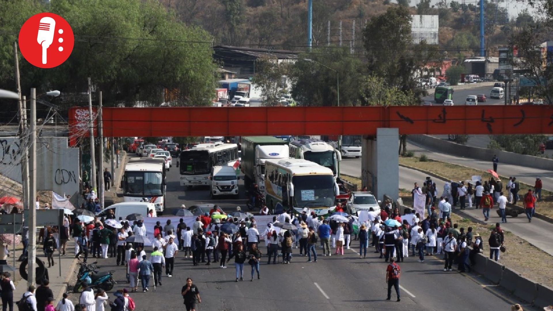 Mega bloqueo de la CNTE colapsa principales accesos a la CDMX