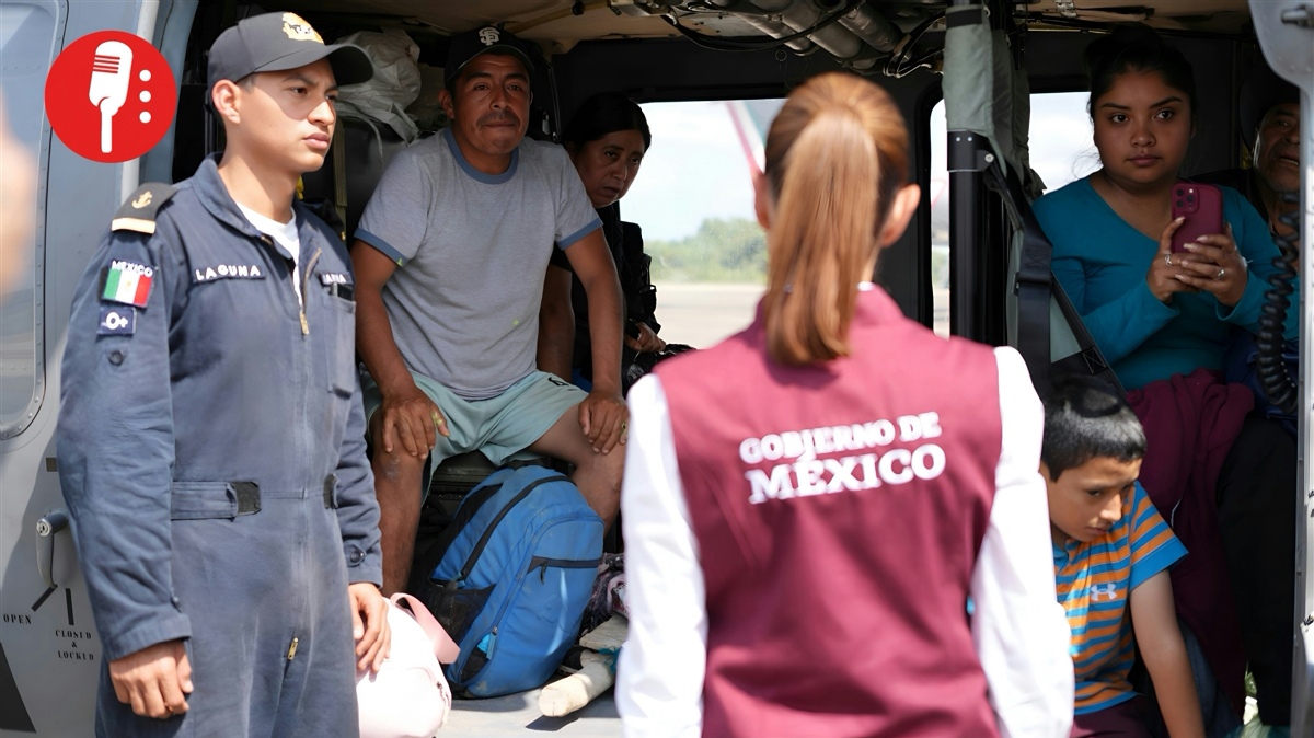 Sheinbaum visita Veracruz para entregar ayuda y atender a los afectados por las lluvias