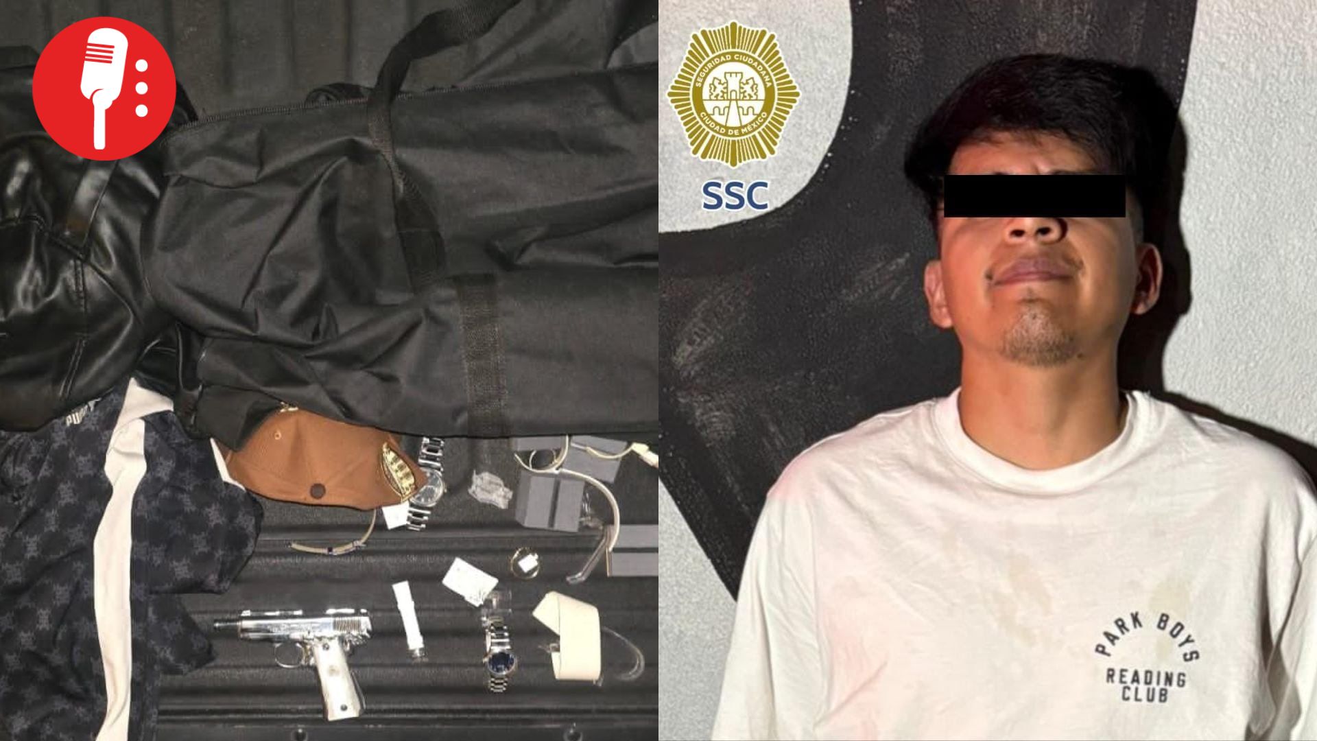 Detienen a presunto ladrón tras asalto a joyería en Álvaro Obregón