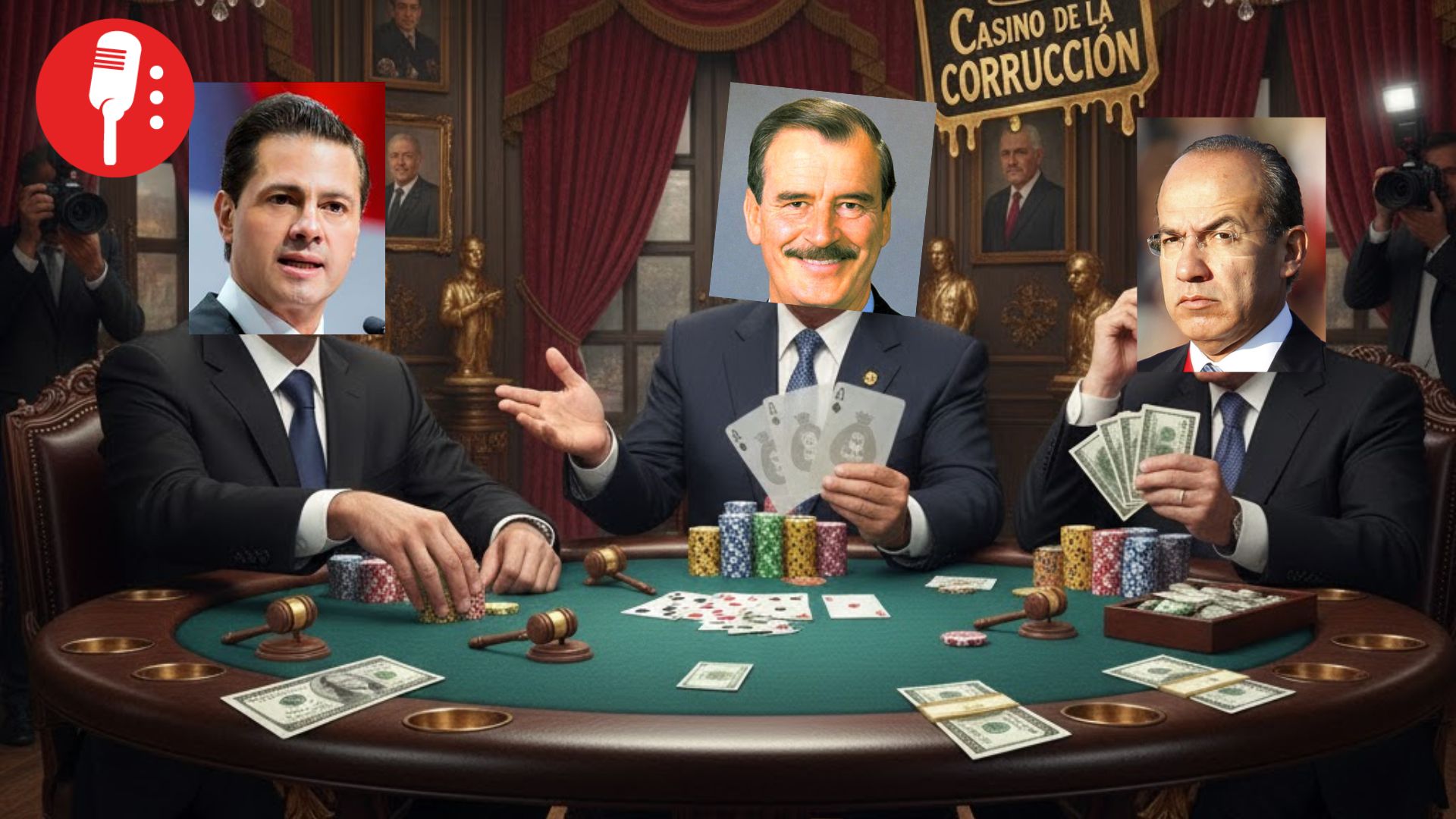 Gran Casino de Corrupción: Bonanza en permisos de Fox, Calderón y Peña Nieto