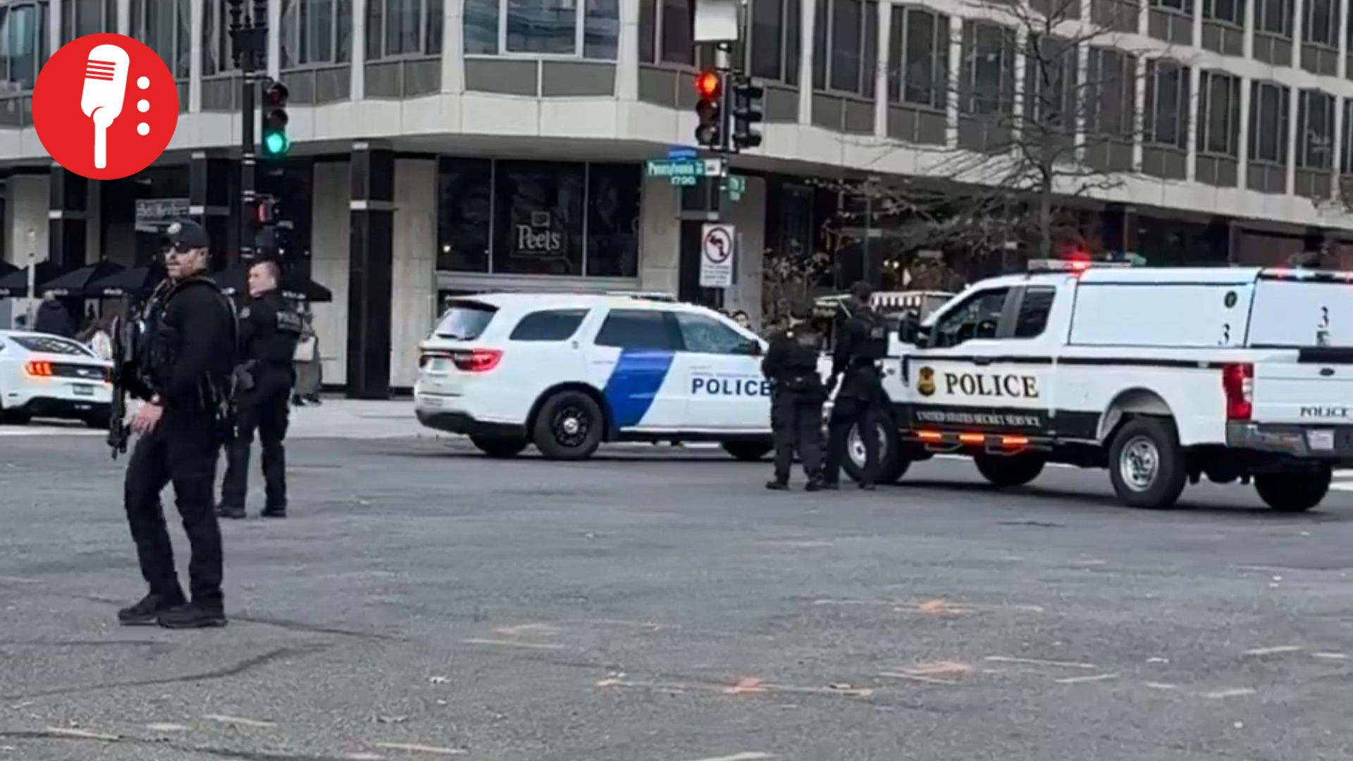 Tiroteo cerca de la Casa Blanca deja heridos a dos miembros de la Guardia Nacional