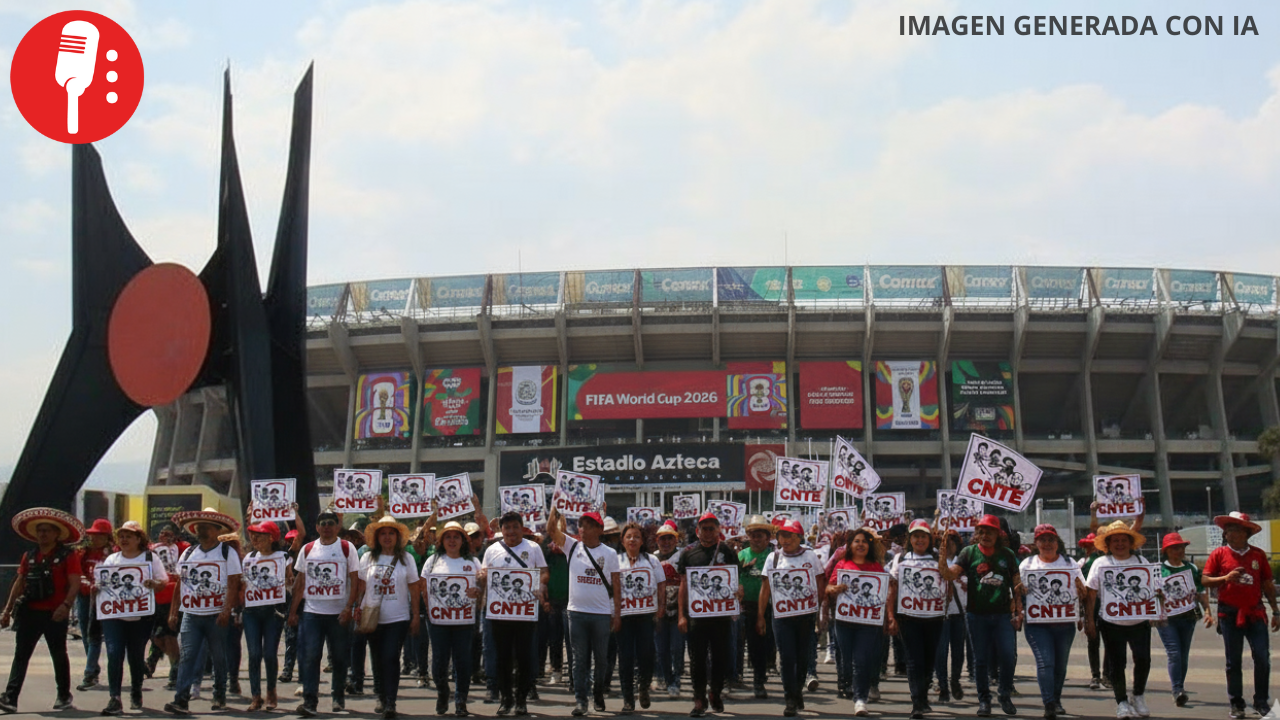 CNTE anuncia paro nacional y advierte: “Cumplen o no habrá Mundial”