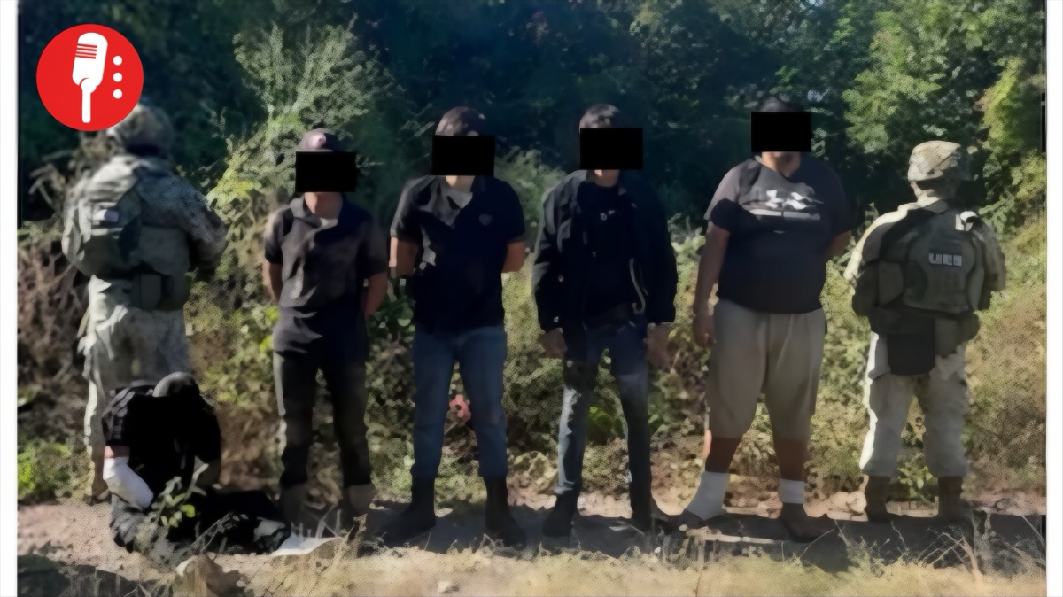 Capturan a cinco hombres en enfrentamiento en Sinaloa