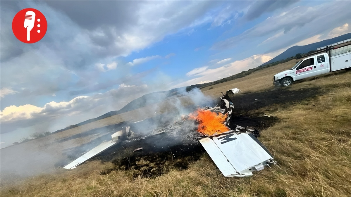 Avioneta se desploma en Michoacán: cinco heridos
