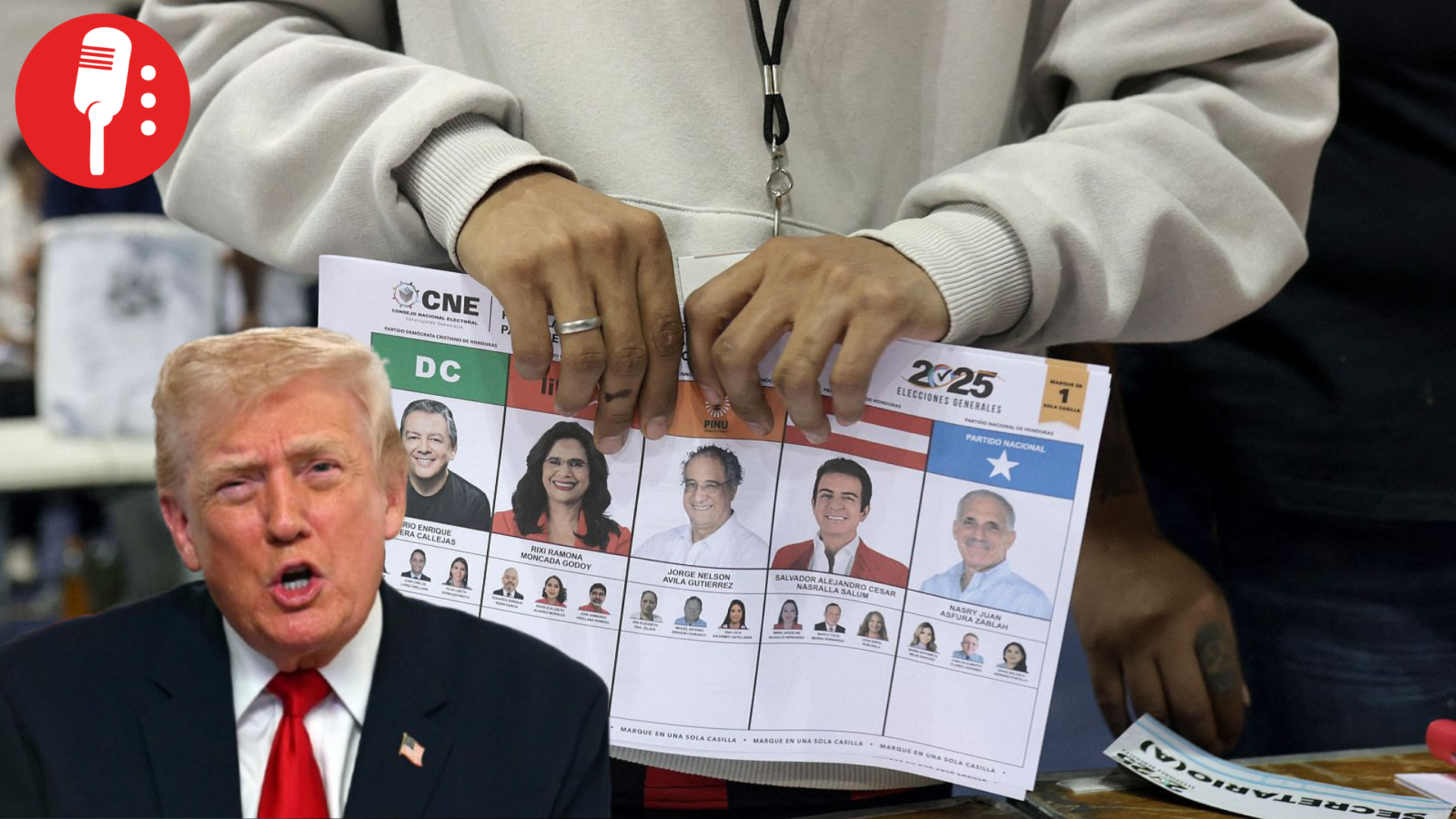 Trump acusa intento de modificar elección en Honduras