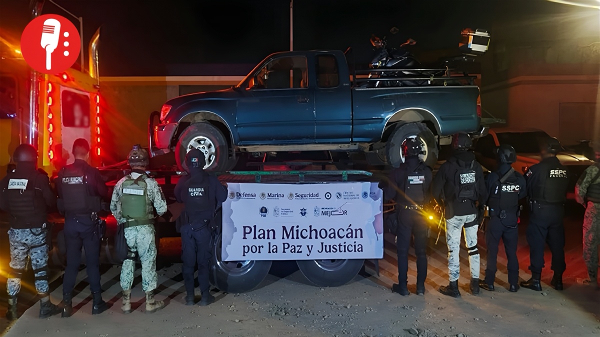 Operativo en Michoacán deja 10 detenidos