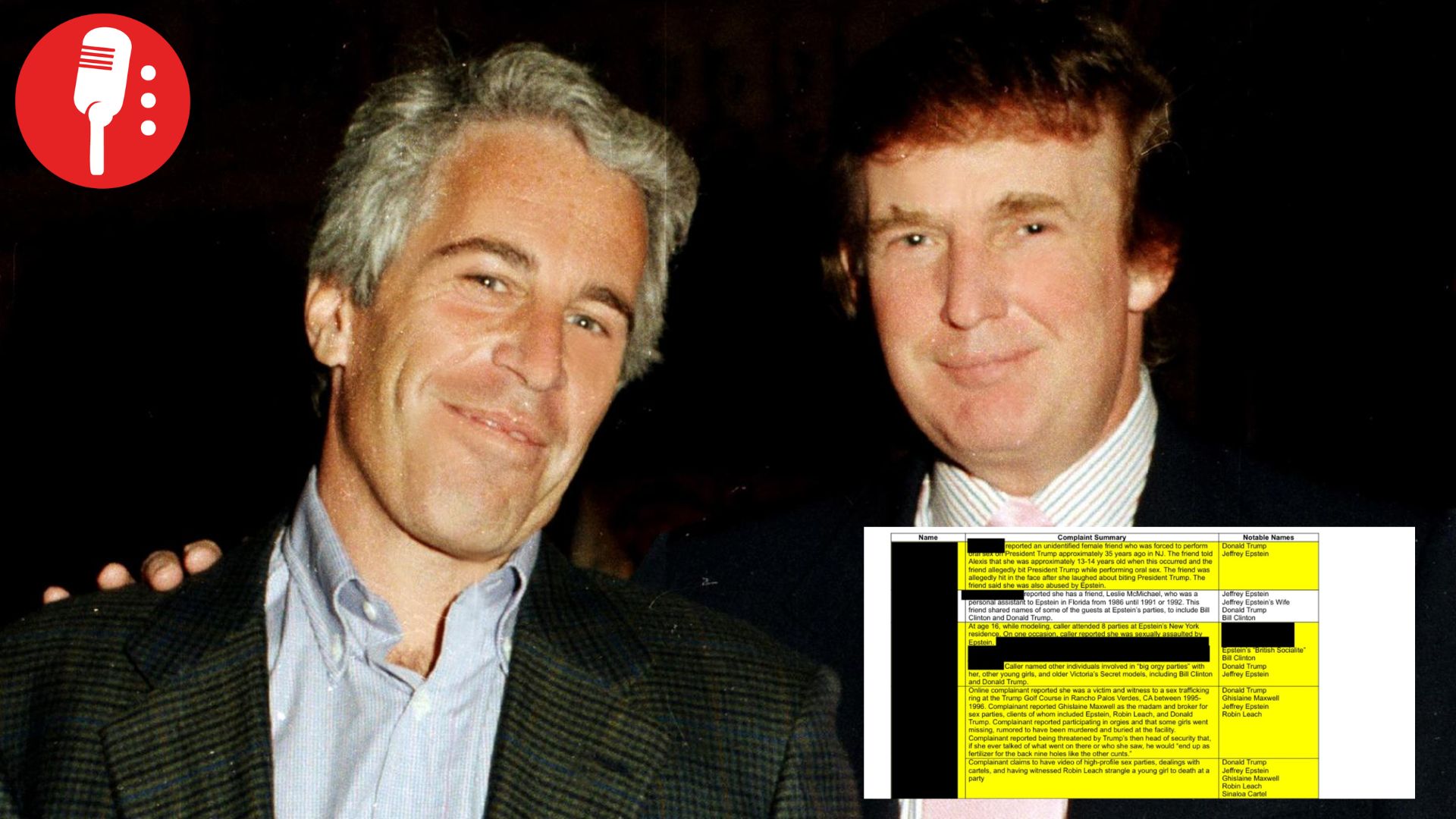 Trump acusado por abuso de menor y fiesta con el Cártel de Sinaloa en documento Epstein
