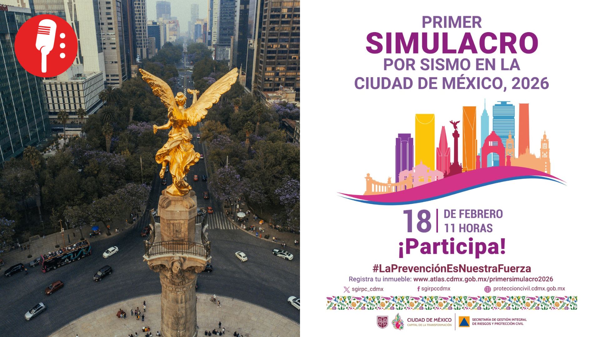 CDMX activa su primer simulacro sísmico de 2026: fecha, hora y qué debes saber