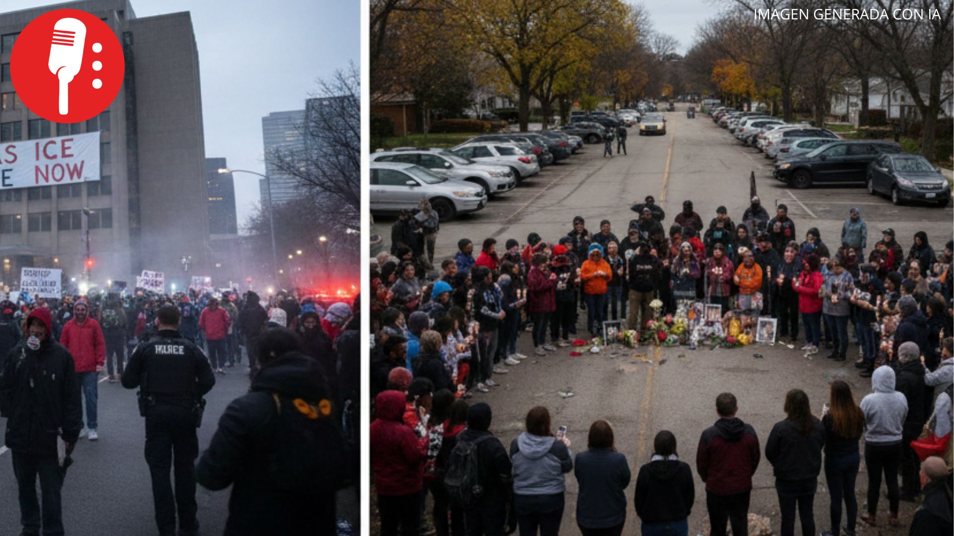 Estalla ola de protestas y tensión política tras muerte de mujer por agente de ICE