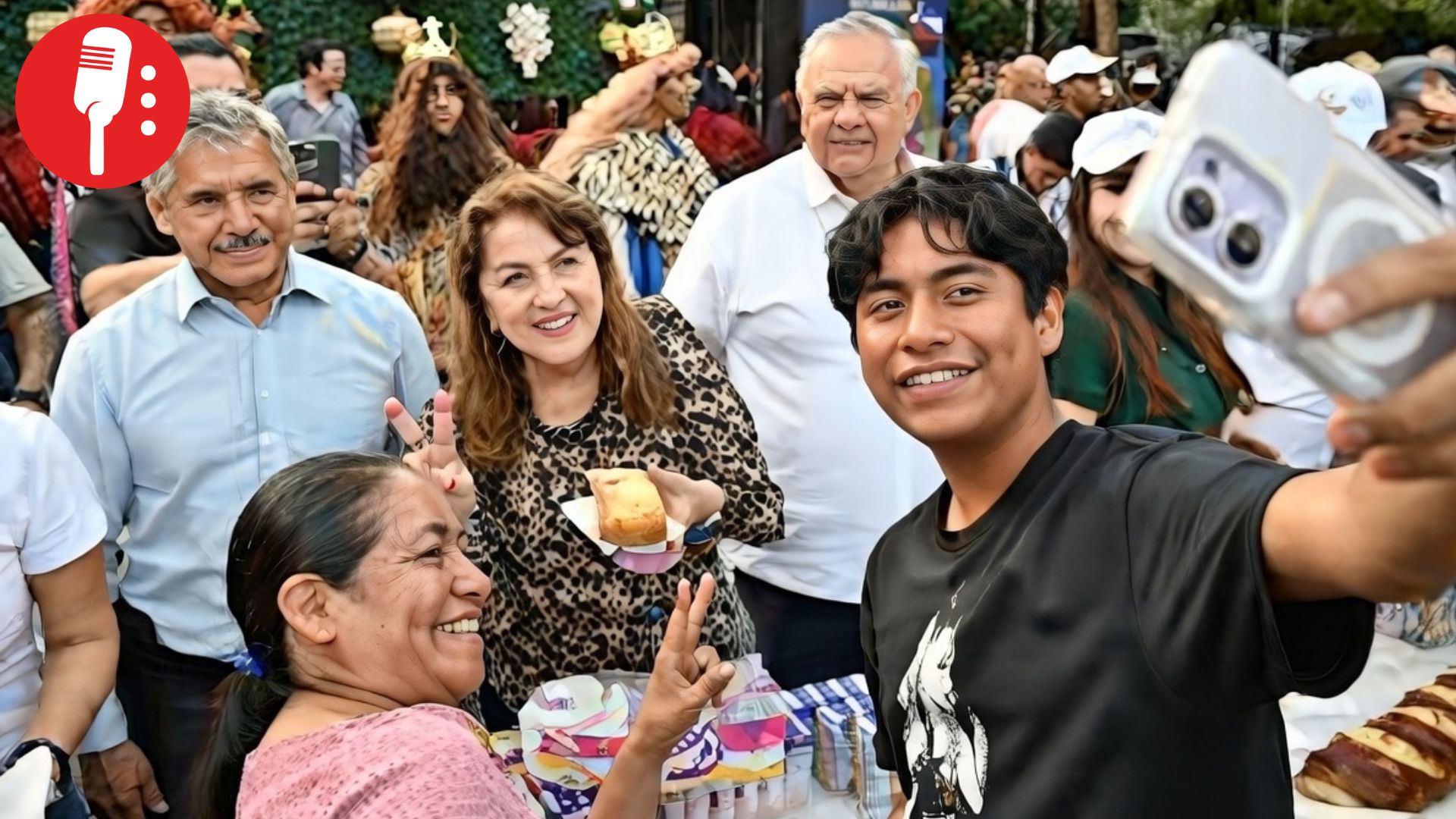 Margarita González Saravia llevó a cabo la repartición de rosca de Reyes en Cuernavaca
