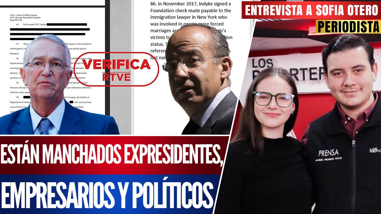 Entrevista |  ¿Calderón y Salinas Pliego en los documentos Epstein?: Sofía Otero