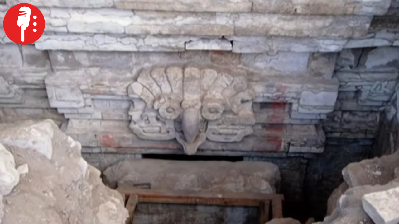 Tumba zapoteca en Huitzo: Sheinbaum la califica como el hallazgo arqueológico más relevante de la década