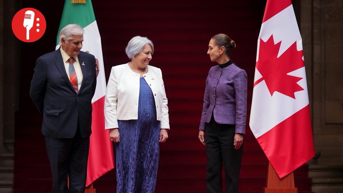 Sheinbaum recibe a Mary Simon, gobernadora de Canadá